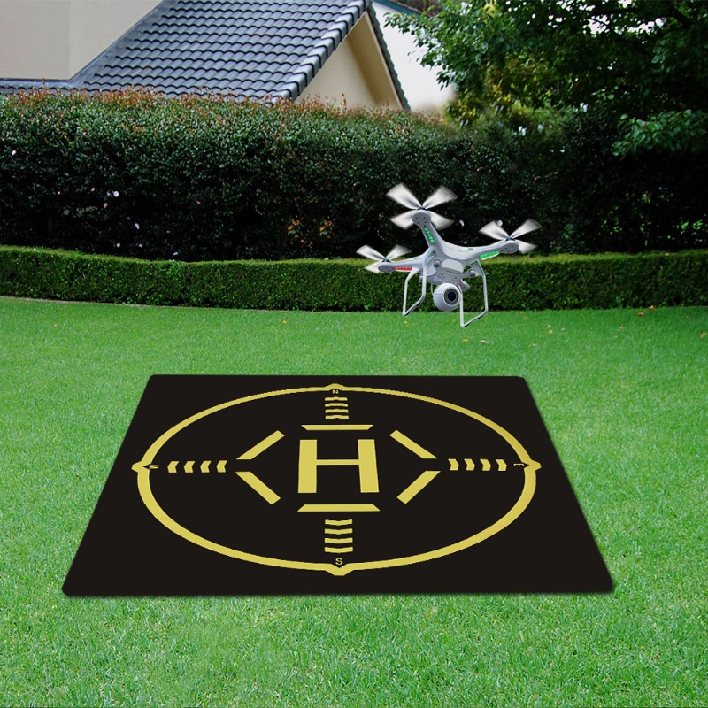 Drone Landing Pad - Leichtes Drohnen-Helipad-Landeplatz mit Richtungsmarkierungen, Outdoor-Rennen, Flugleistung,
