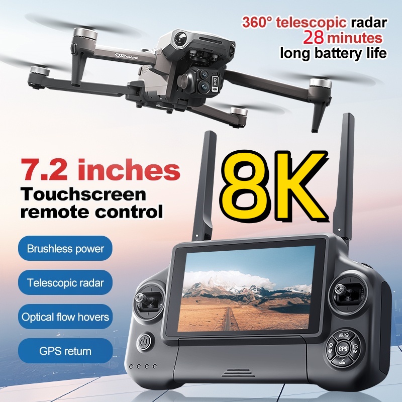8K 3-Achsen-Gimbal Bürstenlose – Drone Controller Screen Bewertung und Preis