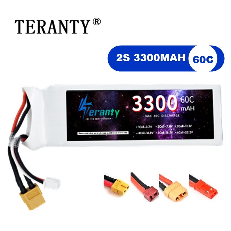 2S 7,4 V LiPo Batterie 3300mAh – Drone Battery Adapter Bewertung und Preis