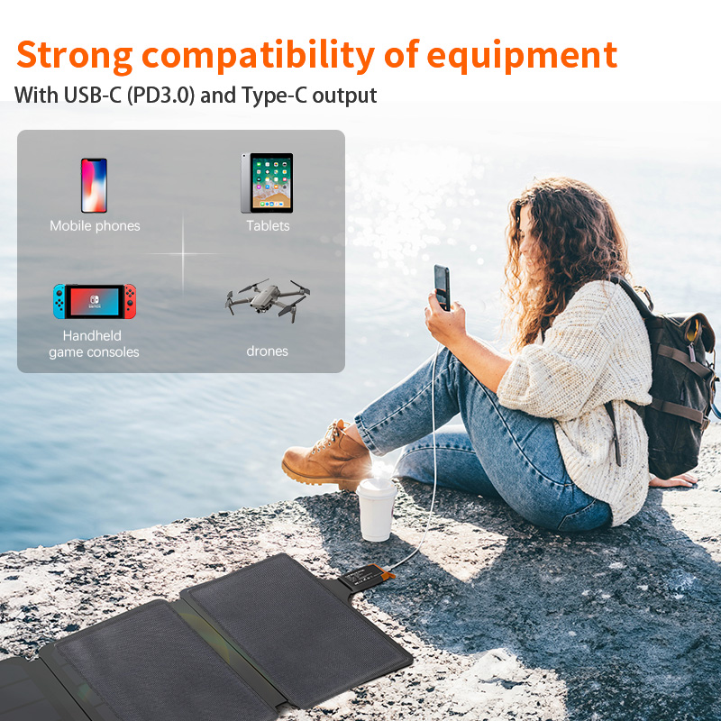 40W Faltbares Solarpanel, Sola – Drone Solar Charger Bewertung und Preis